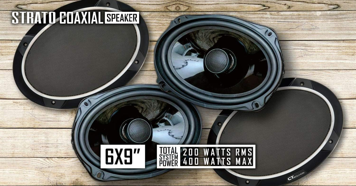 6x9” 320 Watt 2-Way Weatherproof Coaxial Car Speakers L7576