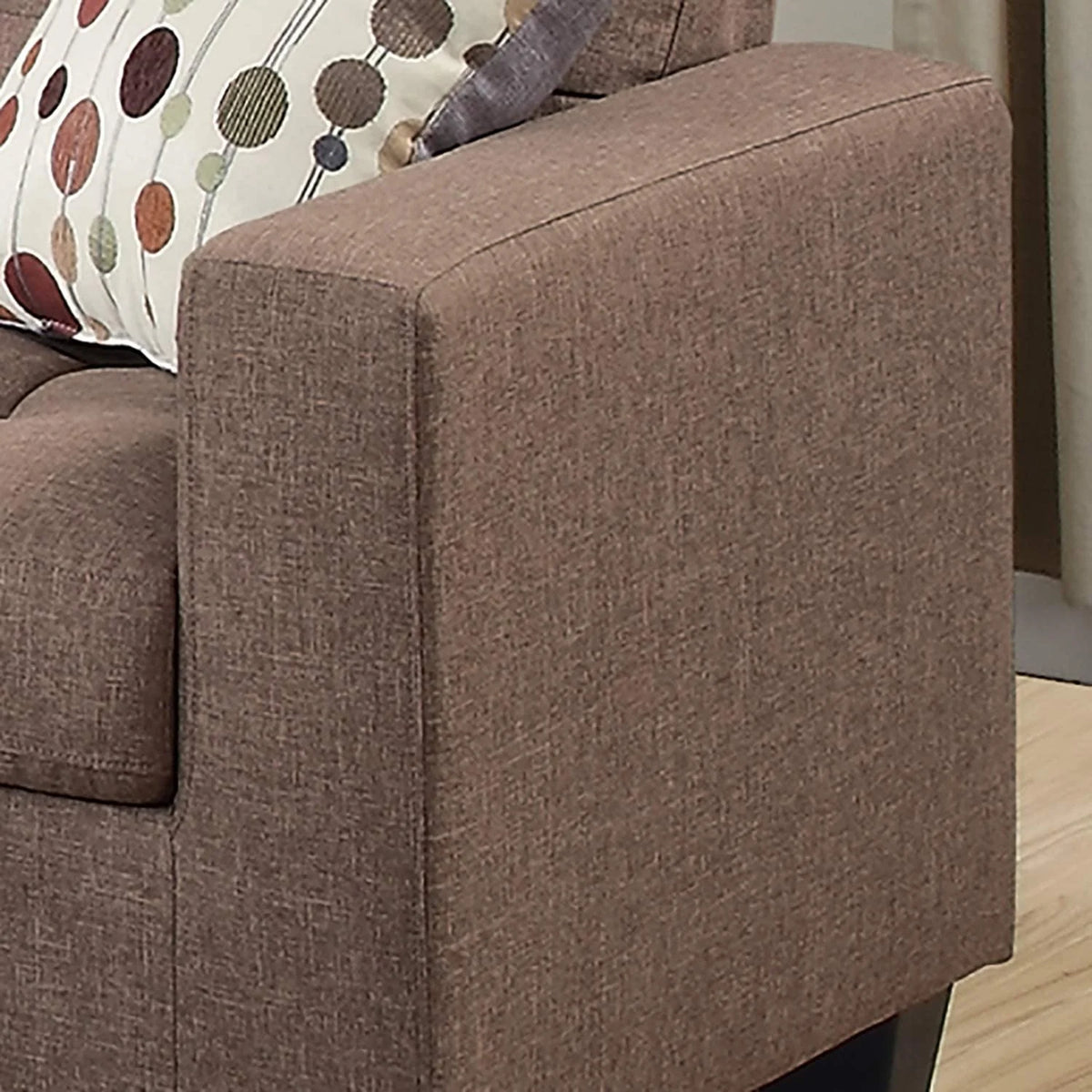 2pc Polyfiber Tufted Sofa Loveseat Couch V3018