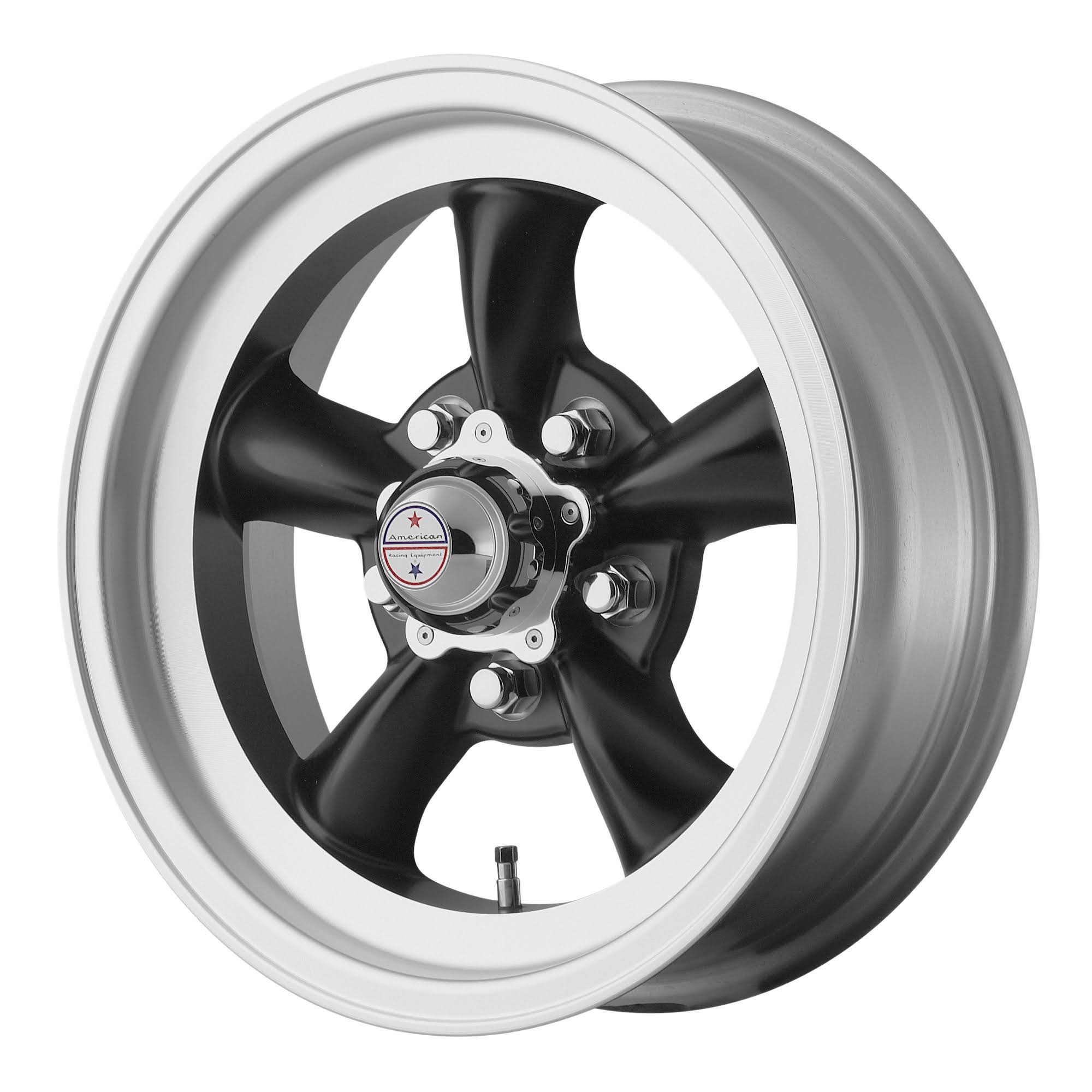 16x8 Black 5x4.75 -12mm Wheel I721