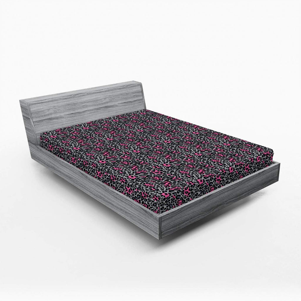 Charcoal Yellow Queen Size Fitted Sheet F861644