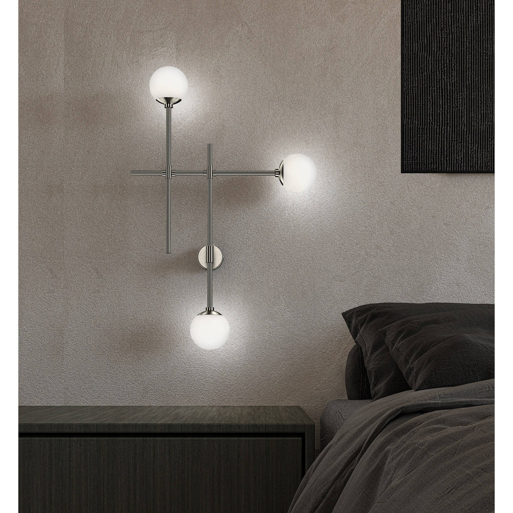 Satin Nickel LED Sconce P456859