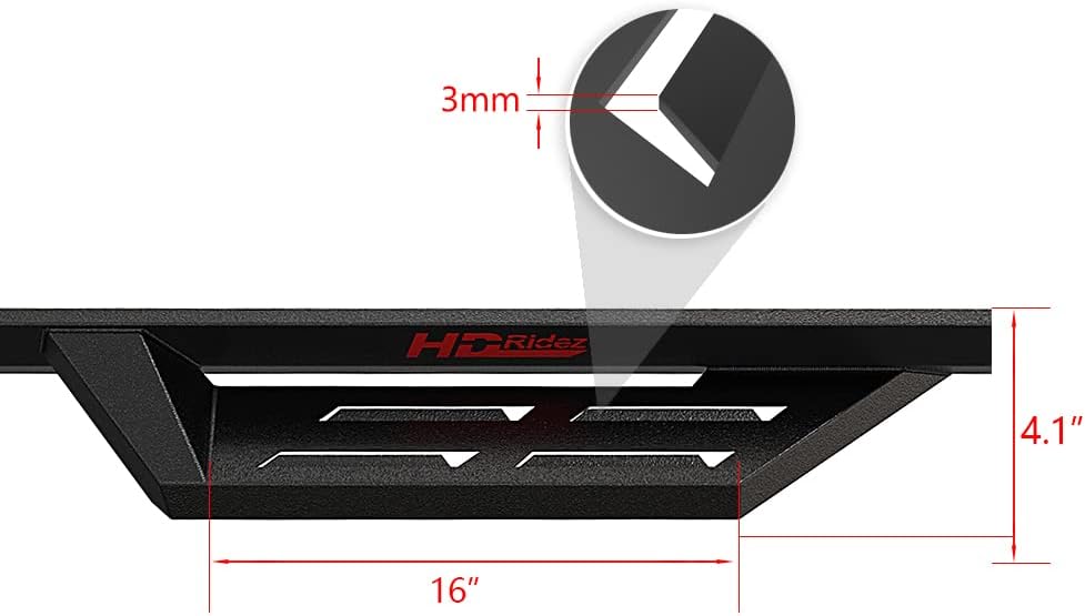 Steel Construction Drop Down Style Running Boards N420