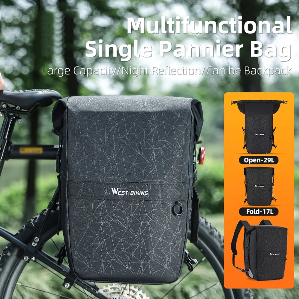 Expandable Bike Rear Storage Bag K50615