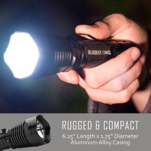Rechargeable Tactical LED Flashlight with Remote Pressure Switch C73657