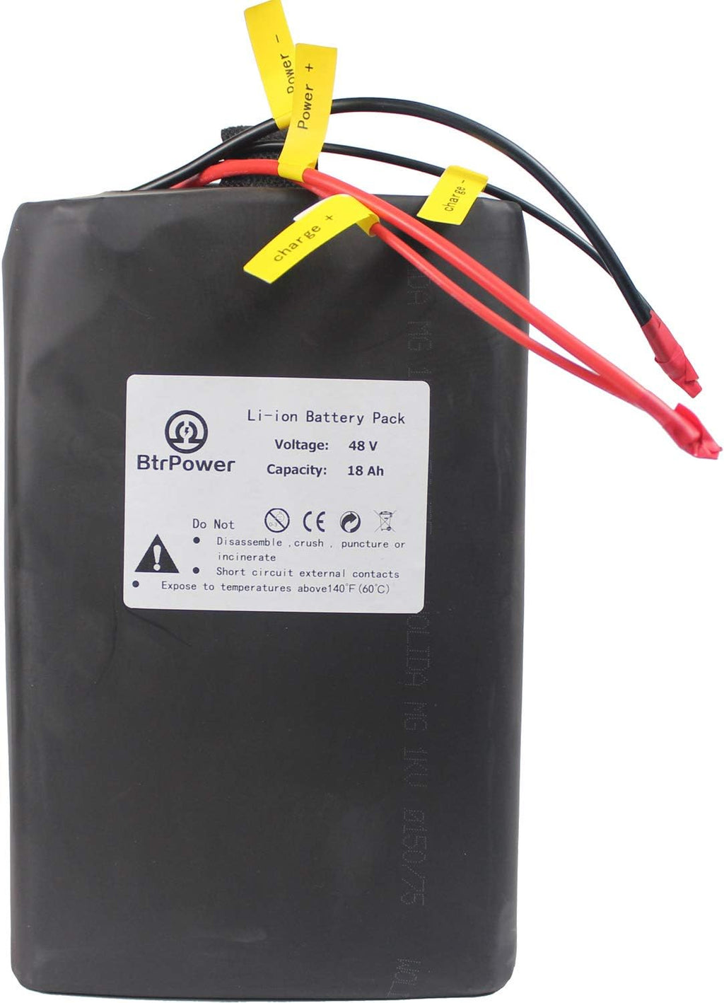 48V 10AH 18AH 20AH 30AH 50AH Lithium Ion LiFePO4 Battery Pack with 5A Charger T167