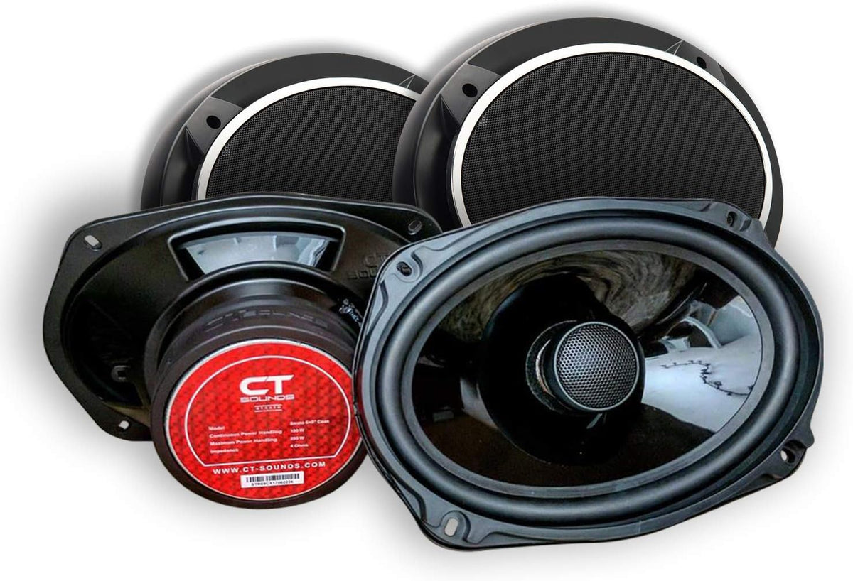 6x9” 320 Watt 2-Way Weatherproof Coaxial Car Speakers L7576