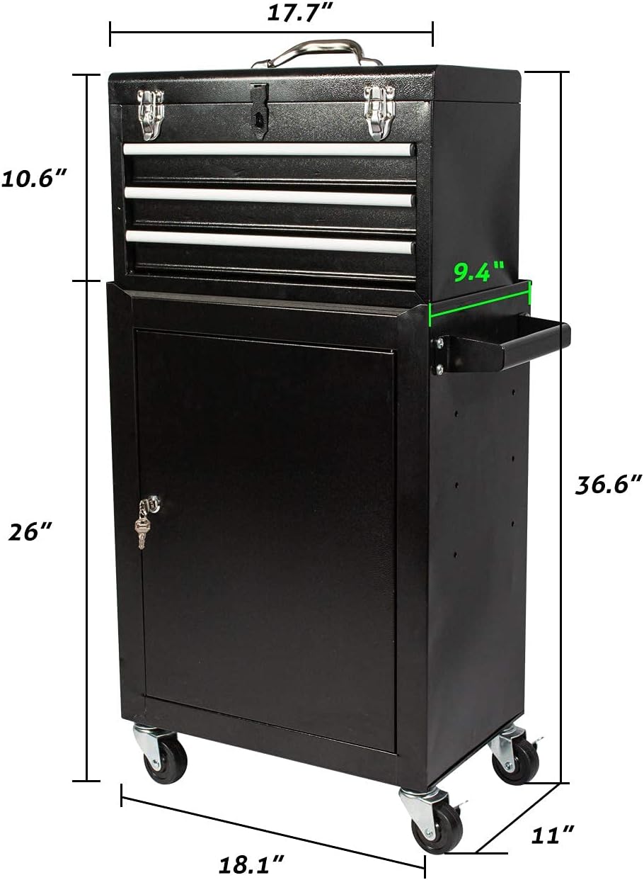 Rolling Tool Chest with Detachable Tool Box G238694