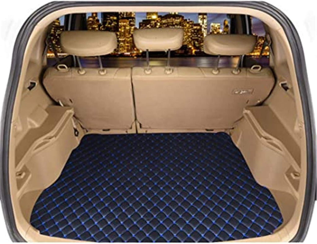 Purple Leather Full Car Floor Mats with Cargo Mat T726528