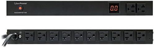 Metered PDU, 100-125V/20A, 12 Outlets, 1U Rackmount O451