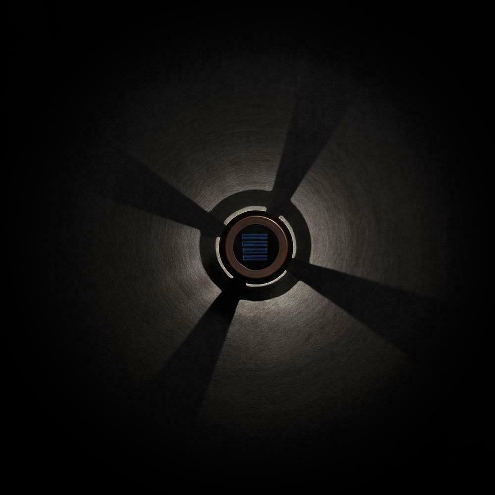 Solar Bronze Outdoor LED Landscape Path Light 6-Pack D932