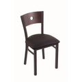Black Wrinkle Finish Vinyl Seat Chair S2437