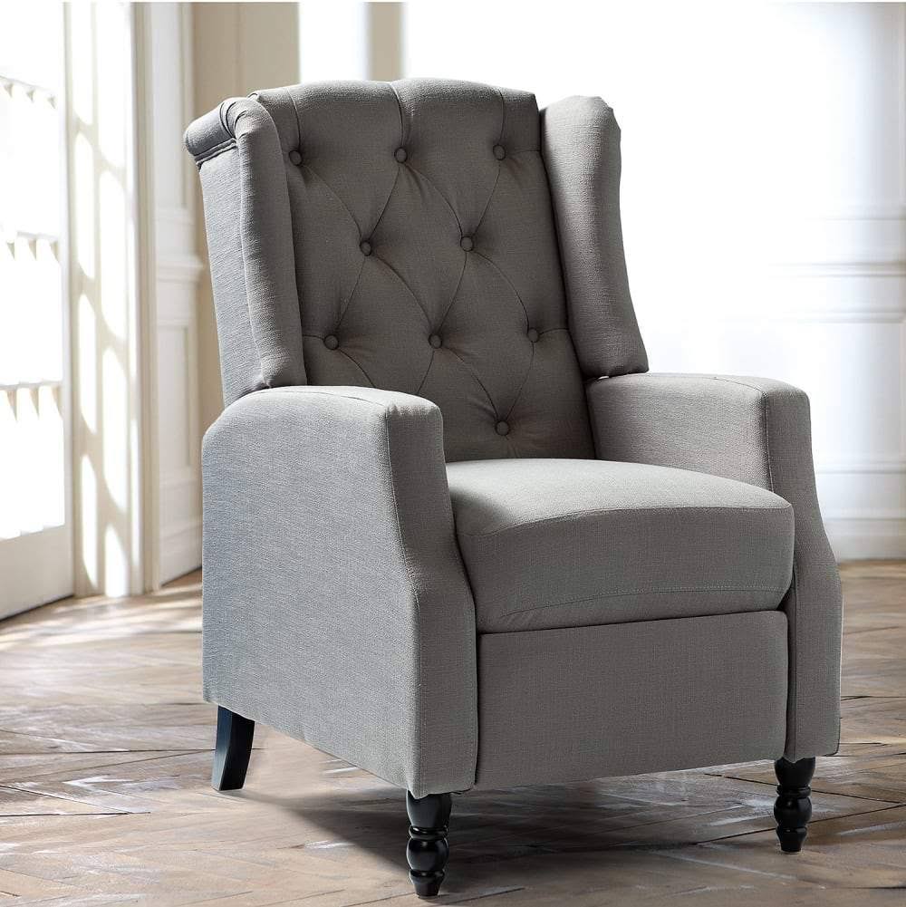 Pink Tufted Manual Recliner C16822