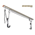 Silver Ceiling Mount Aluminum Bicycle Lift C390512