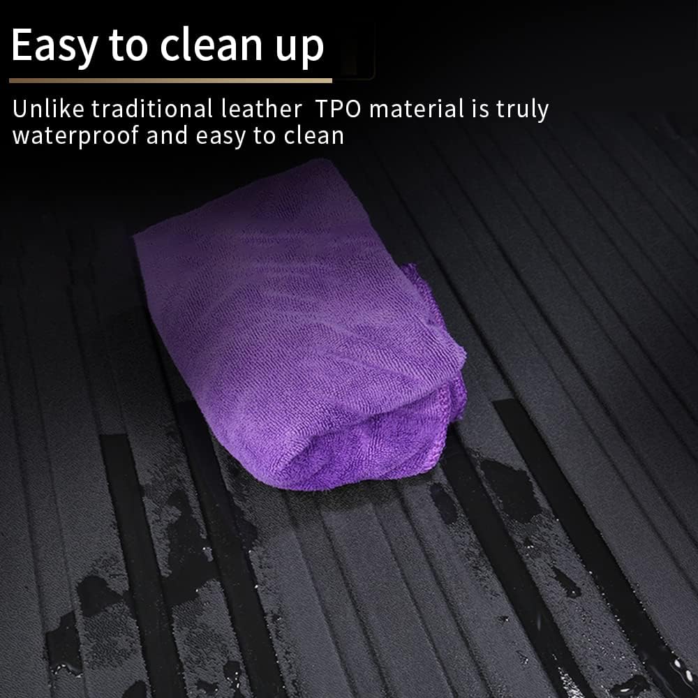 Black Slush Cargo Mat Trunk Tray Pack of 2 G2436