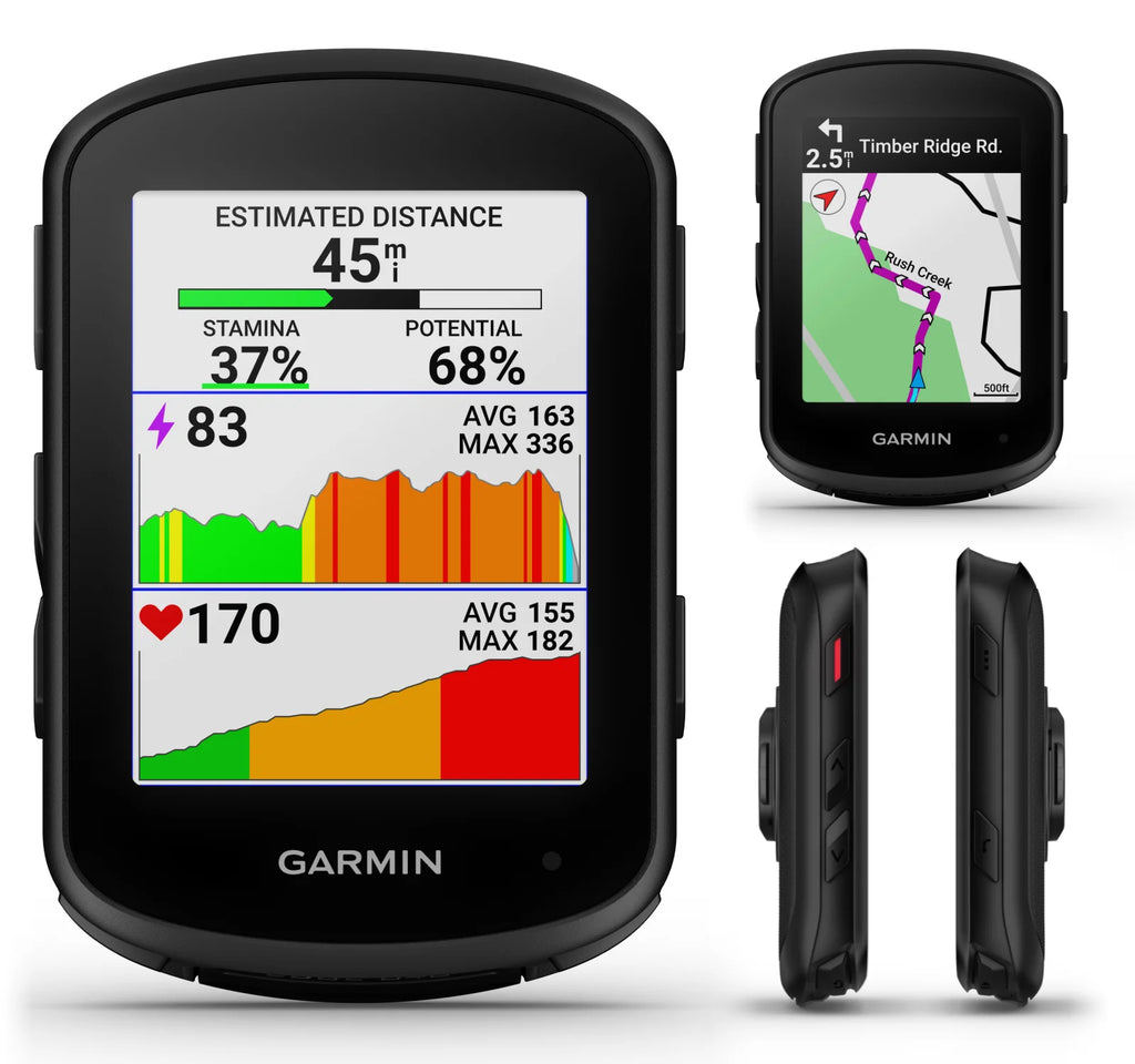 Edge 840 Bundle Cycling Computer with Speed Sensor 2, Cadence Sensor 2, HRM-Dual monitor, Touchscreen, Button Controls, Advanced Navigation O1575